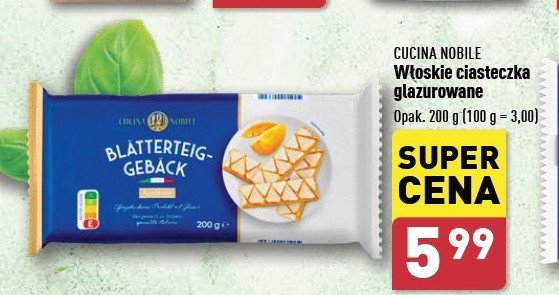 Ciasteczka włoskie glazurowane Cucina nobile promocja