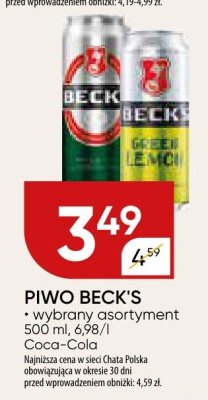 Piwo promocja w Chata Polska