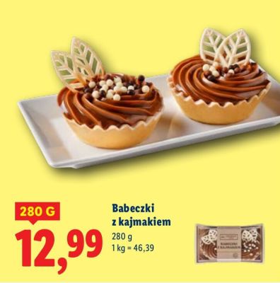 Babeczki z kajmakiem promocja w Lidl