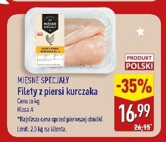 Filet z piersi kurczaka promocja w Aldi