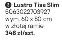 Lustro Tisa Slim promocja w Castorama