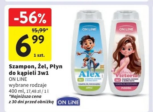 Szampon i żel pod prysznic princessa ON LINE DISNEY promocja