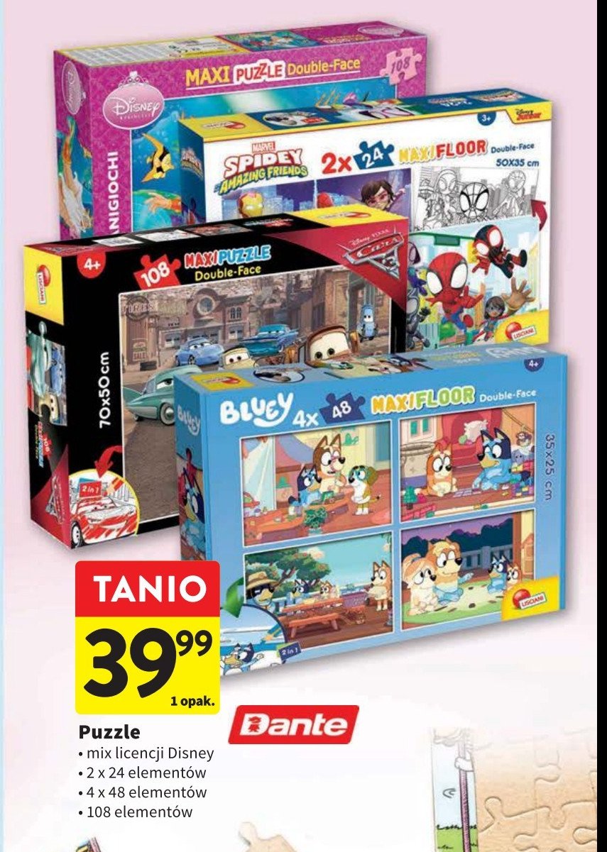 Puzzle disney Dante promocja