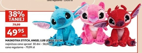 Maskotka stitch 25 cm promocja