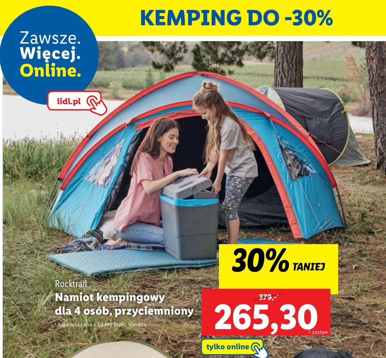 Namiot 4-osobowy ROCKTRAIL promocja