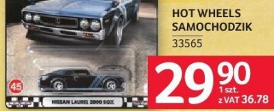 Hot Wheels samochodzik promocja w Selgros