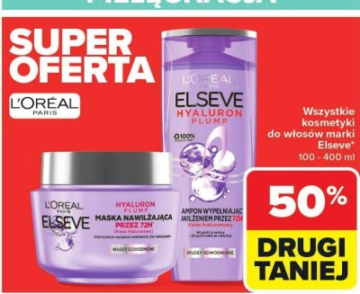Maska nawilżająca L'OREAL ELSEVE HYALURON PLUMP promocja w Carrefour