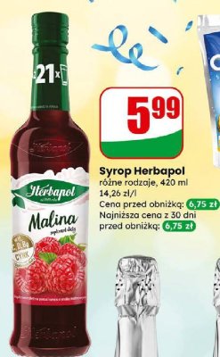Syrop Malina  promocja w Dino