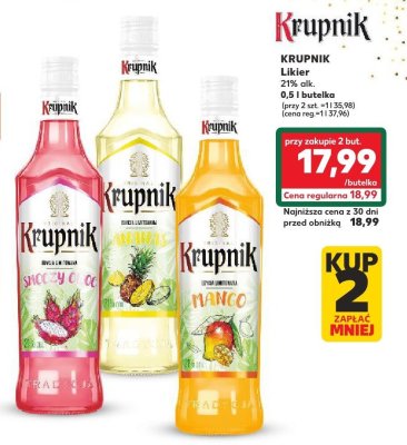 Likier Krupnik Special promocja w Kaufland