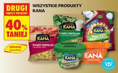 Makaron Rana Świeże Pesto z bazylią promocja w Biedronka