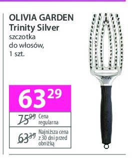 Szczotka do włosów fingerbrush płaska trinity OLIVIA GARDEN promocja