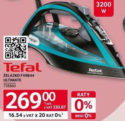 Żelazko Tefal FV9844 Ultimate promocja w Selgros