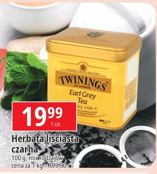 Herbata Twinings earl grey promocja w Leclerc