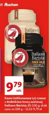 Kawa italiano barista forza gold Auchan promocja