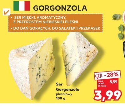 Ser pleśniowy Gorgonzola promocja w Kaufland