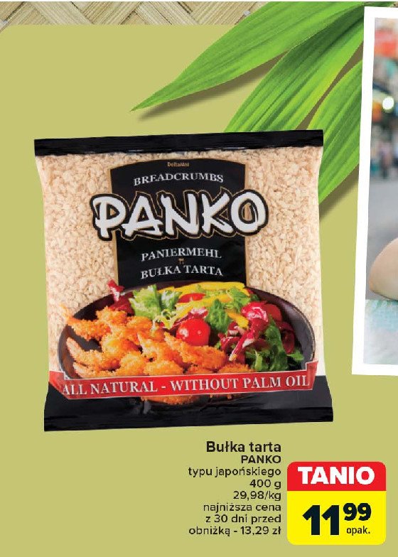 Bułka tarta panko DELTA-MAR promocja