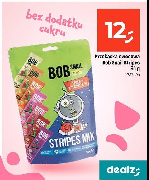 Przekąska owocowa Bob snail promocja