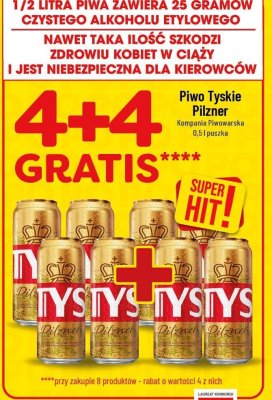 Piwo Tyskie Pilzner Kompania Piwowarska promocja w POLOmarket