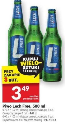 Piwo Lech Free 500ml promocja w Twój Market