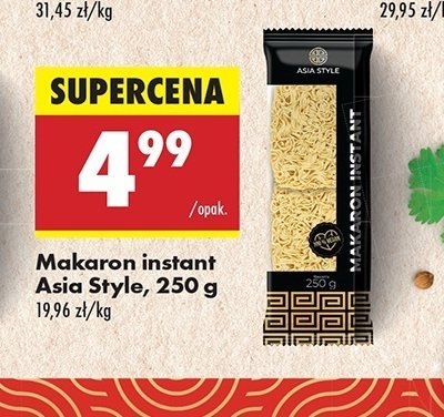 Makaron instant Asia style promocja