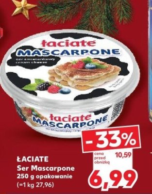 Ser Mascarpone 250 g  promocja w Kaufland