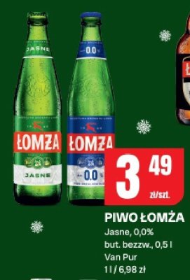 Piwo Łomża Jasne, 0,0% but. bezzw. promocja w Chorten