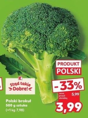 Brokuł polski promocja w Kaufland