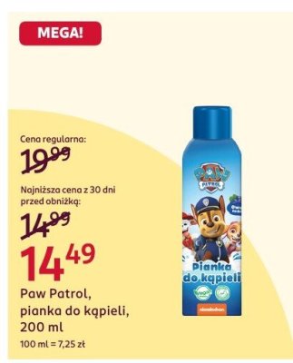 Pianka do kąpieli 200 ml promocja w Rossmann