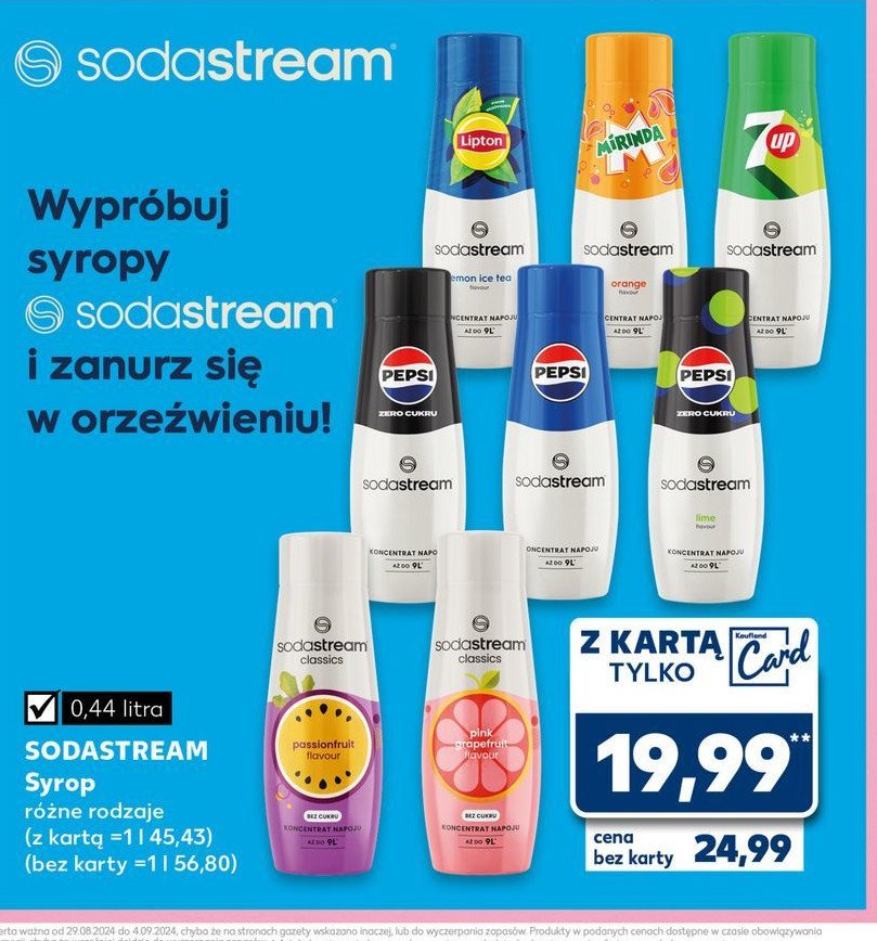 Syrop lipton lemon Sodastream promocja