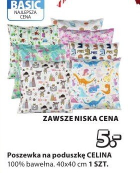 Poszewka na poduszkę CELINA bawełna promocja w Jysk