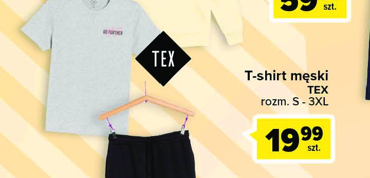 T-shirt męski z nadrukiem s-xxxl Tex promocja