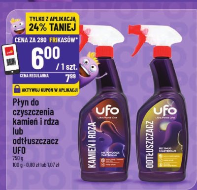 Płyn do czyszczenia kamieni i bruza lub odtłuszczacz UFO promocja w POLOmarket