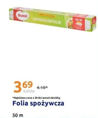 Folia spożywcza, 50 m promocja w Action