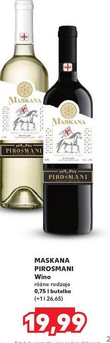 Wino Maskana pirosmani promocja w Kaufland