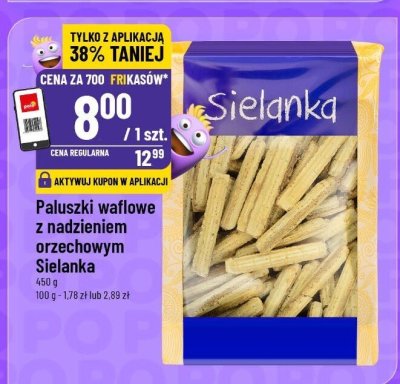 Paluszki waflowe z nadzieniem orzechowym  promocja w POLOmarket