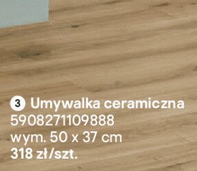Umywalka ceramiczna Vika promocja w Castorama