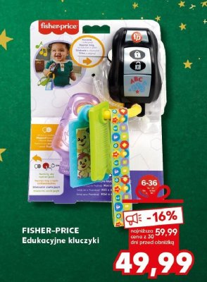 Kluczyki edukacyjne Fisher-Price promocja w Kaufland