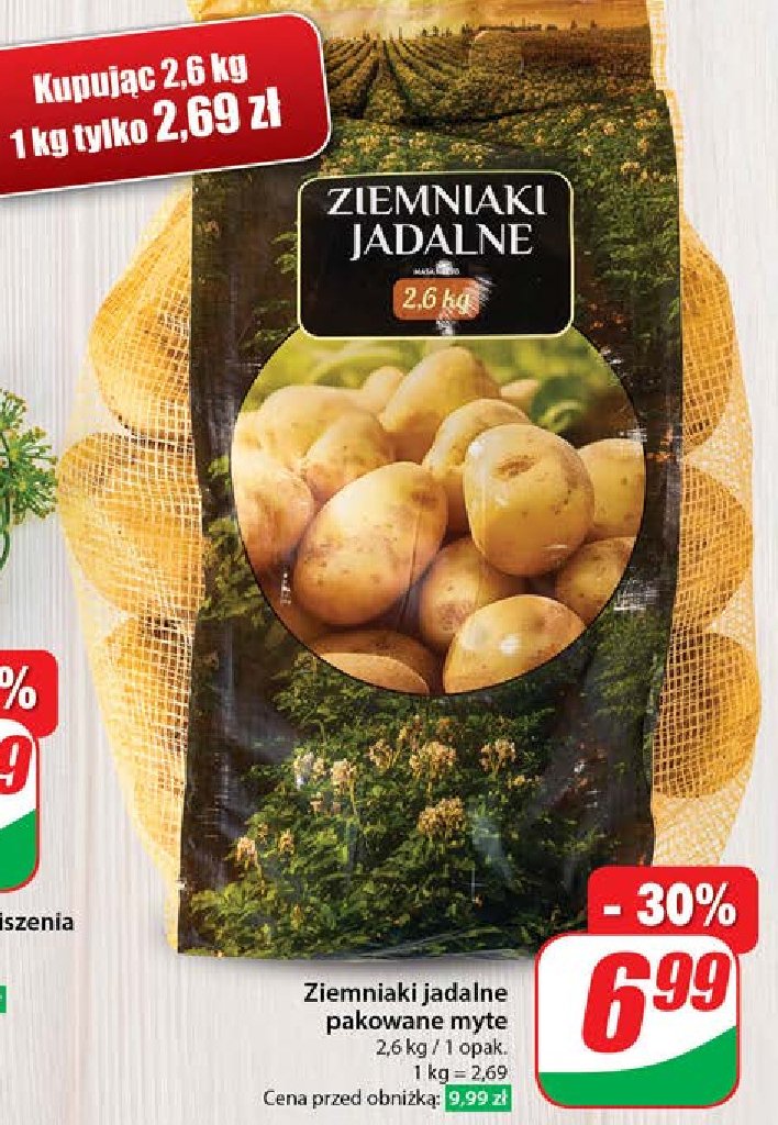 Ziemniaki polskie promocja w Dino