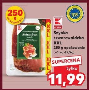 Szynka szwarcwaldzka K-classic promocja w Kaufland