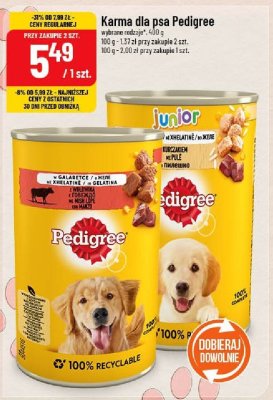Karma dla psa Pedigree promocja w POLOmarket