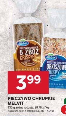 Pieczywo chrupkie  5 zbóż Crispy promocja w Stokrotka
