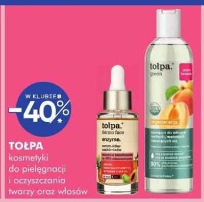 Kosmetyki do pielęgnacji i oczyszczania twarzy oraz włosów Tołpa promocja w Super-Pharm