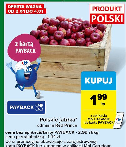 Jabłka red prince promocja