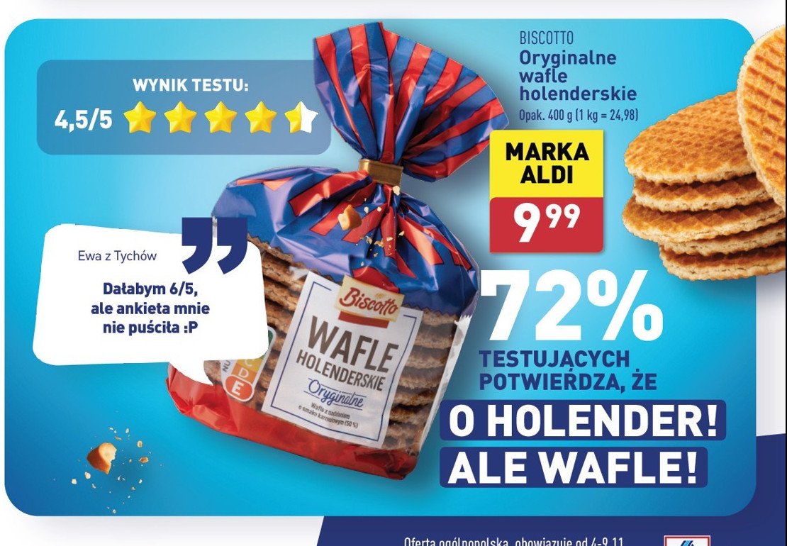 Wafle holenderskie Biscotto promocja