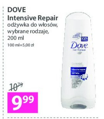 Odżywka do włosów Dove intensive repair promocja