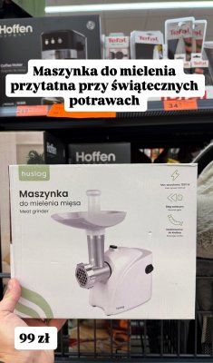Maszynka do mielenia mięsa huslog promocja w Biedronka