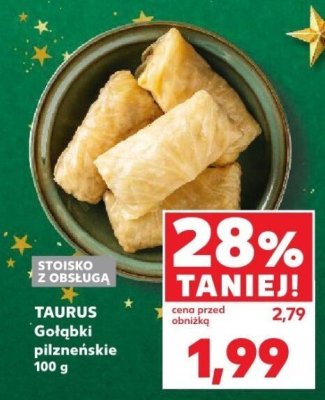 Ser TAURUS Gołąbki pilzneńskie STOISKO Z OBSŁUGĄ 100 g promocja w Kaufland