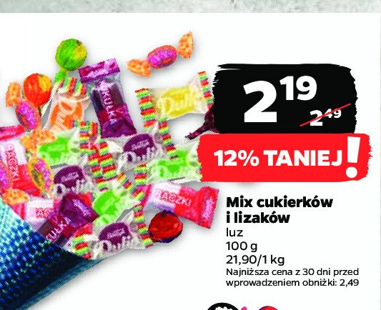 Cukierki dulio Bałtyk promocja