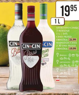 Aperitivo Cin&Cin 3 rodzaje promocja w Dino