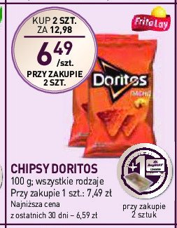 Natchosy hot corn Doritos promocja w Stokrotka